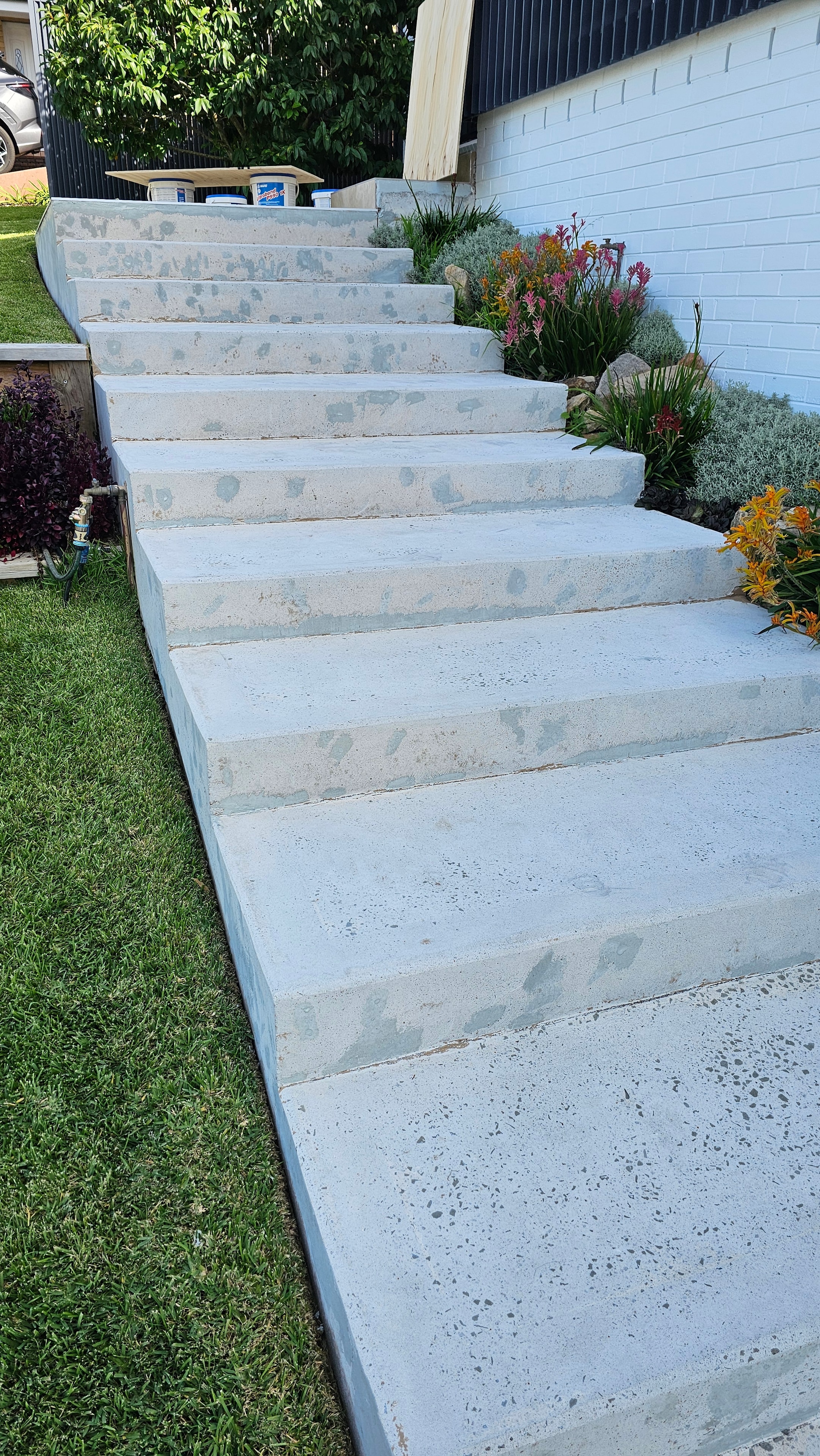 Concrete steps before epoxy coating