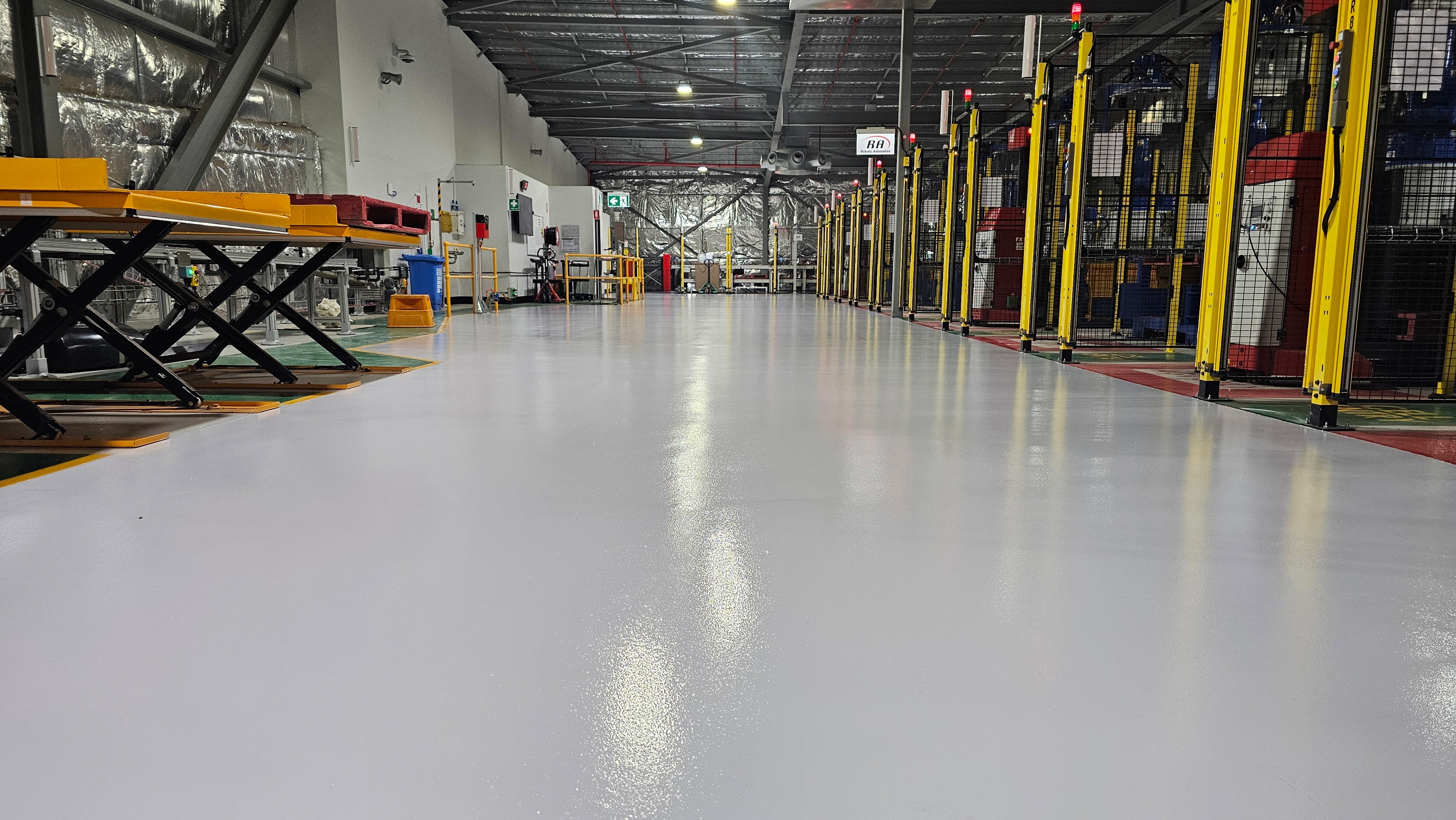 PGM Coatings warehouse epoxy flooring project
